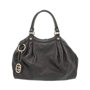 Gucci Sukey Tote bag GG Guccissima canvas leather Black